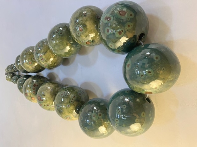 Collier mural - Le Souffle de Jade I N°01