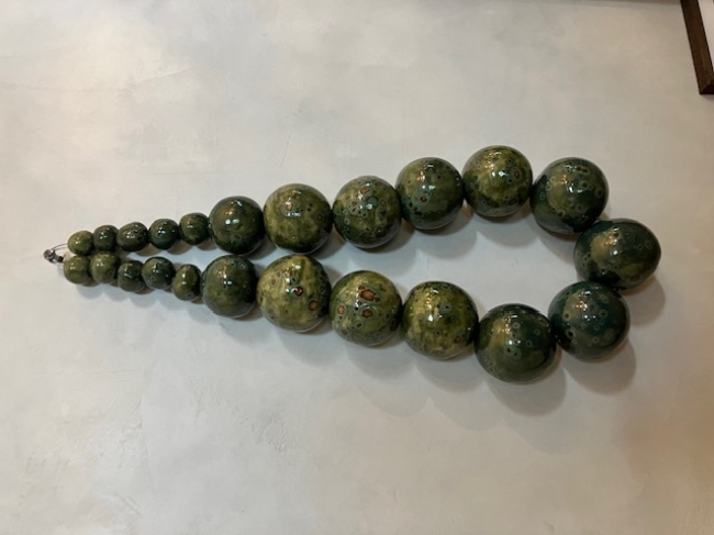 Collier mural - Le Souffle de Jade I N°01